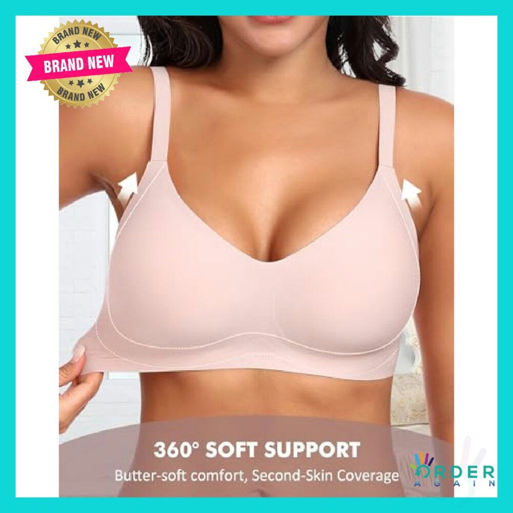 Wireless Seamless Bra Full Coverage Comfortable E… - image 3